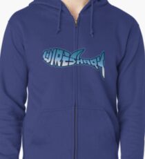Wireshark Sticker Zipped Hoodie