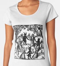 Camiseta premium para mujer Bailar con el demonio