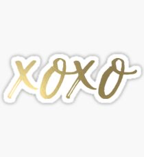 XOXO - GOLD Sticker