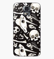 Funda/vinilo para Samsung Galaxy Cráneos y Huesos negros - Wunderkammer