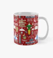 Buddy the Elf collage, Red background Classic Mug