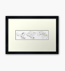 Raised by Nintendo Framed Print