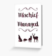 HP - Marauders V2 Greeting Card