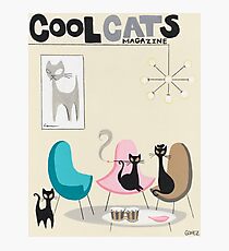 Cool Cats Magazine Photographic Print