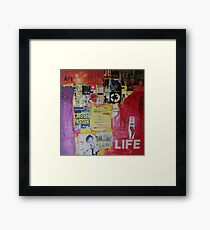 laissez passer la vie Framed Print
