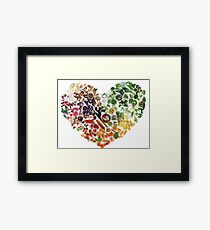 150 Days of Love, Fruit and Veggies Framed Print