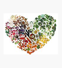 150 Days of Love, Fruit and Veggies Photographic Print