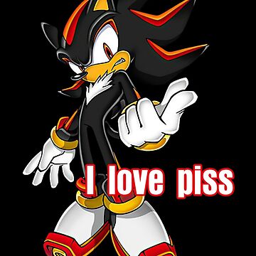 Dark Sonic I Love Piss T-Shirt