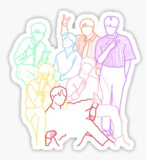 bts stickers redbubble