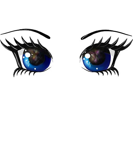 Eye See You Manga Anime Galaxy Eyes Photographic Prints By
