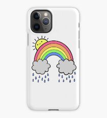 Regenbogen über den Wolken iPhone-Hülle & Cover