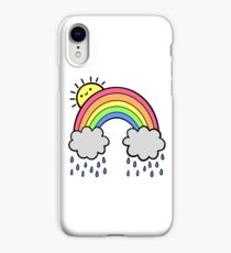 Regenbogen über den Wolken iPhone-Hülle & Cover