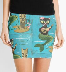 Tiki Cat Mini Skirt