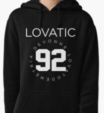 Lovatic-- White Pullover Hoodie