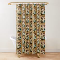 Tiki Time Shower Curtain