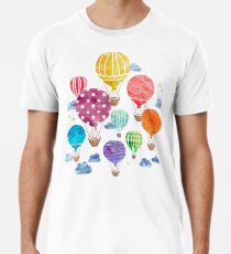 Hot Air Balloon Night Premium T-Shirt
