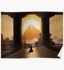goldener Sand Poster