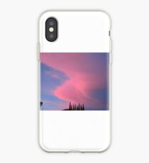 Cotton Candy Colored Sky iPhone Case