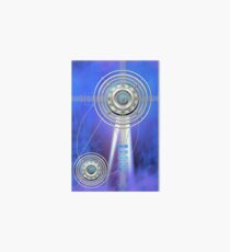 Blue Clock Metal | Digital Art | Graphic Design Art Board