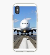 Airbus A380 Plane on the Runway iPhone Case
