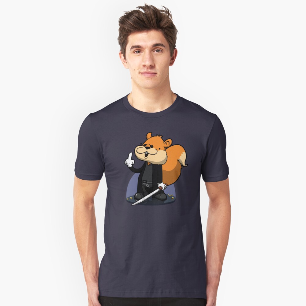 Slow motion squirrel Slim Fit T-Shirt