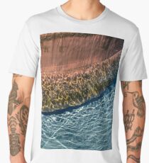 Boiling Caldron Bubbles and Ripples Men's Premium T-Shirt