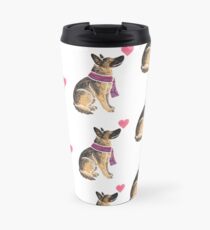 Watercolour German Shepherd Travel Mug
