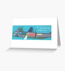 Suburban Bliss Greeting Card