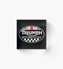 triumph - I love when clothes make cultural statements and I think personal style is really cool. Acrylic Block