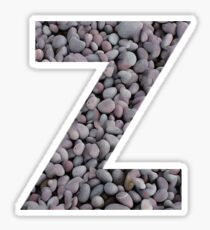 Z - Pebble Sticker