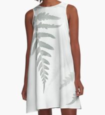 Fern Leaf A-Line Dress