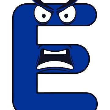 Emotion Letter B Alphabet Lore, Angry Latter Alphabet Lore Art Board Print  for Sale by zackup