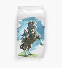 Link zu Epona Legende von Zelda Atem der Wildnis Bettbezug