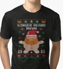 Ginger Beard Man Ugly Tees Tri-blend T-Shirt