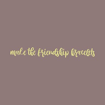 Taylor Swift Friendship Bracelets Die Cut Sticker