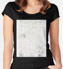 USGS TOPO Map Indiana IN Lapel 156098 1967 24000 Tailliertes Rundhals-Shirt
