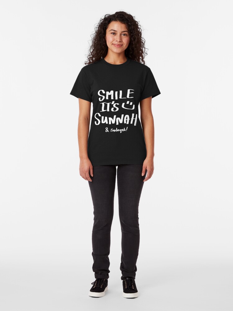 smile its sunnah t shirt