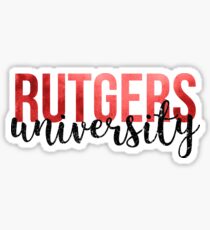 Rutgers University Sticker