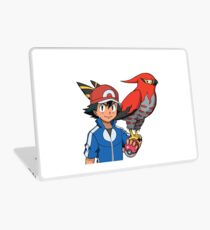 Ash and Talonflame Laptop Skin