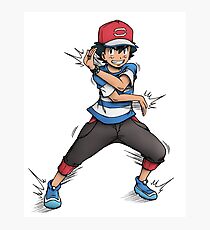 Alolan Ash Ketchum Photographic Print