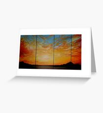 A Burst of Sky Greeting Card
