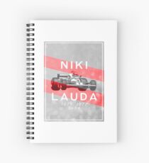 Niki Lauda: 3-Time Formula 1 World Champion Spiral Notebook