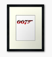 007 Framed Print