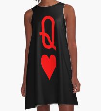 Valentinstag-Königin des Herzsymbols A-Linien Kleid