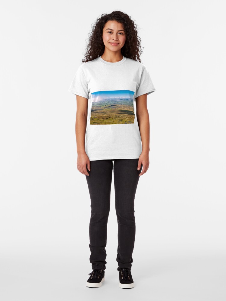 Alternate view of From the summit of Ingleborough Classic T-Shirt