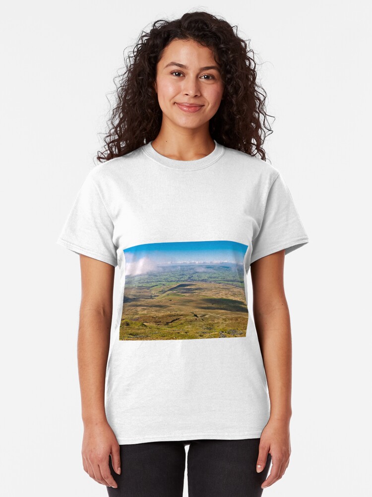 Alternate view of From the summit of Ingleborough Classic T-Shirt
