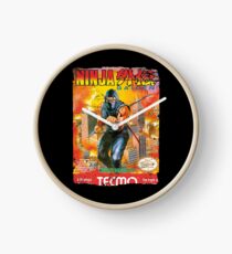 NINJA GAIDEN NES COVER Clock