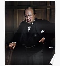 Winston Churchill 1941 by Yousuf Karsh Poster