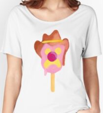Bubble O Bill (Pink Nose) - Purple Women's Relaxed Fit T-Shirt