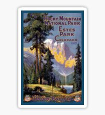 Rocky Mountain National Park Estes Park Colorado Vintage Decal Sticker